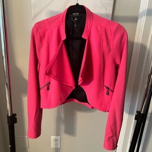 Pink crop jacket